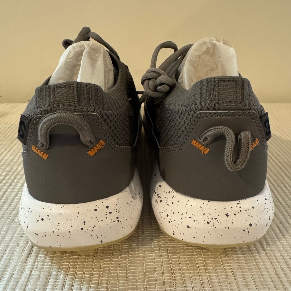 Men’s STROLL Grey / White Sport Knit Golf Shoe *New in Box! All Sizes - Picture 3 of 6